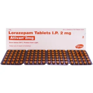 Lorazepam 2mg -  30 pills